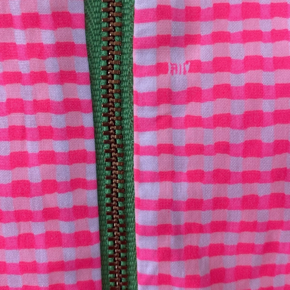 Lily Pulitzer Lowe strapless peplum dress size 6 strapless hot pink like new - Picture 10 of 12